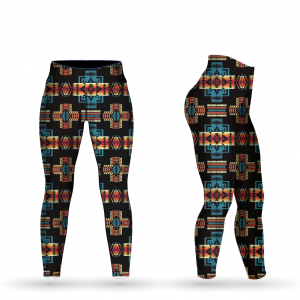 Black Aztec print Leggings